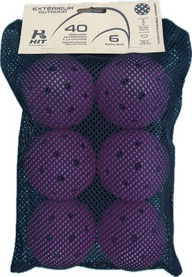 HIT PICKLEBALL 6 balles Extérieures