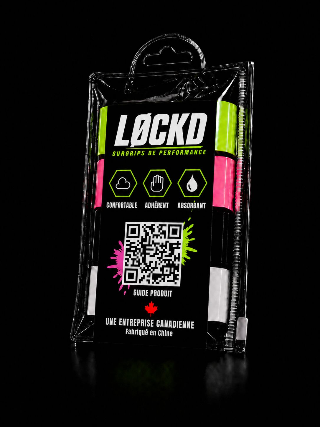 LOCKD Overgrip de performance (Pk de 4), Couleur: Variés / Various