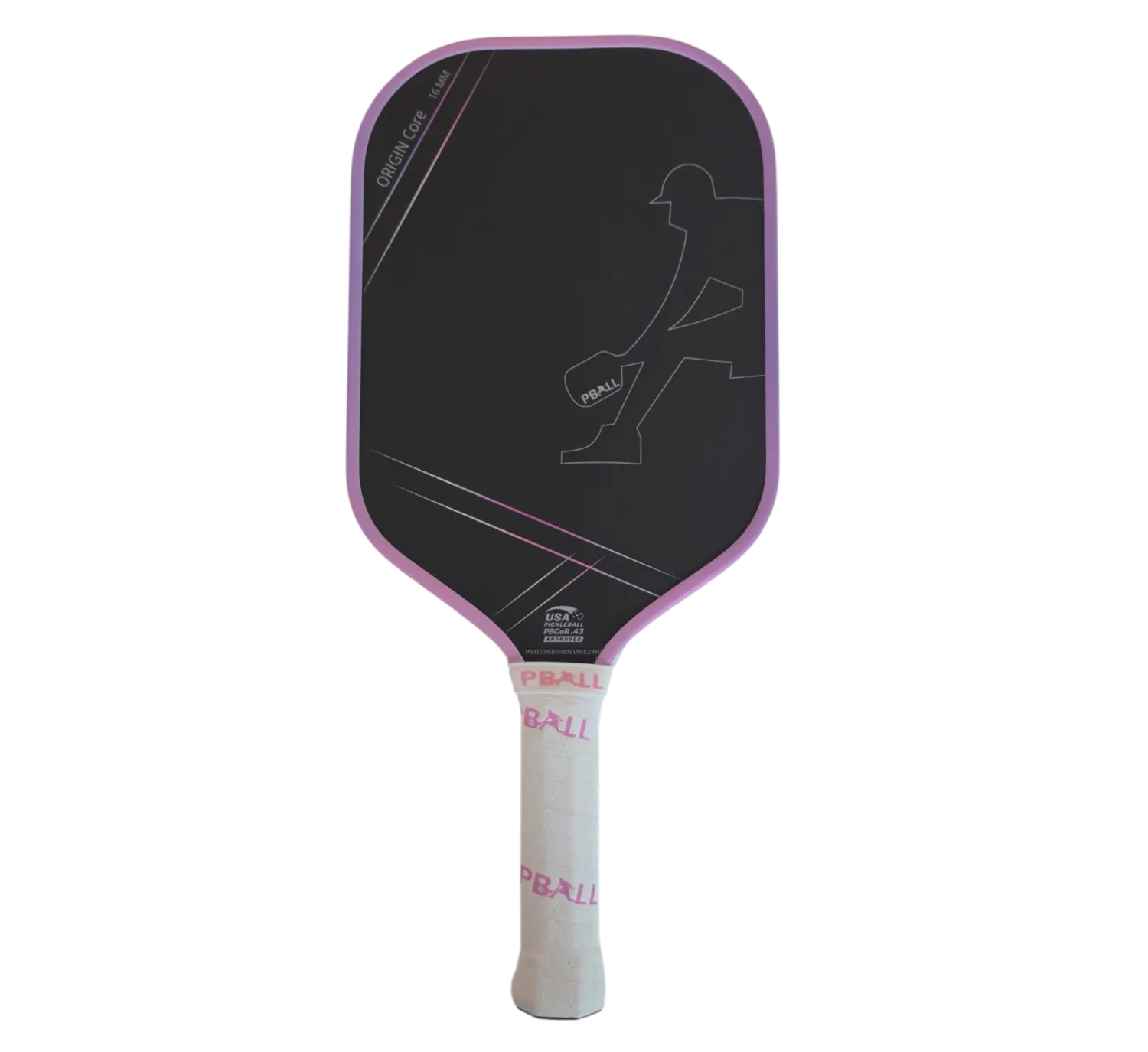 PBALL - Raquette Origin Core hybride, Couleur: Rose / Pink
