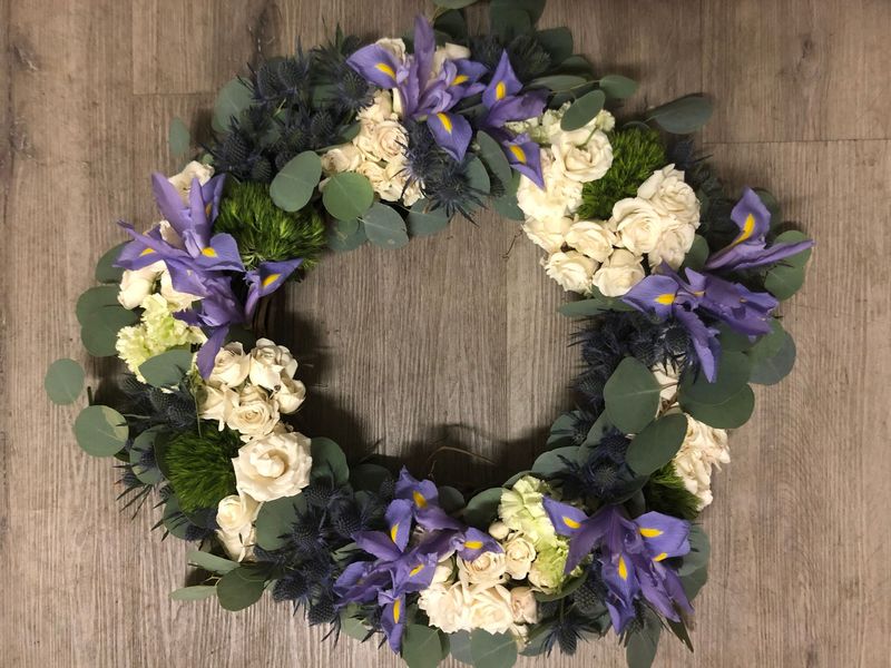 Funeral Standing Wreath - The Natural Wreath