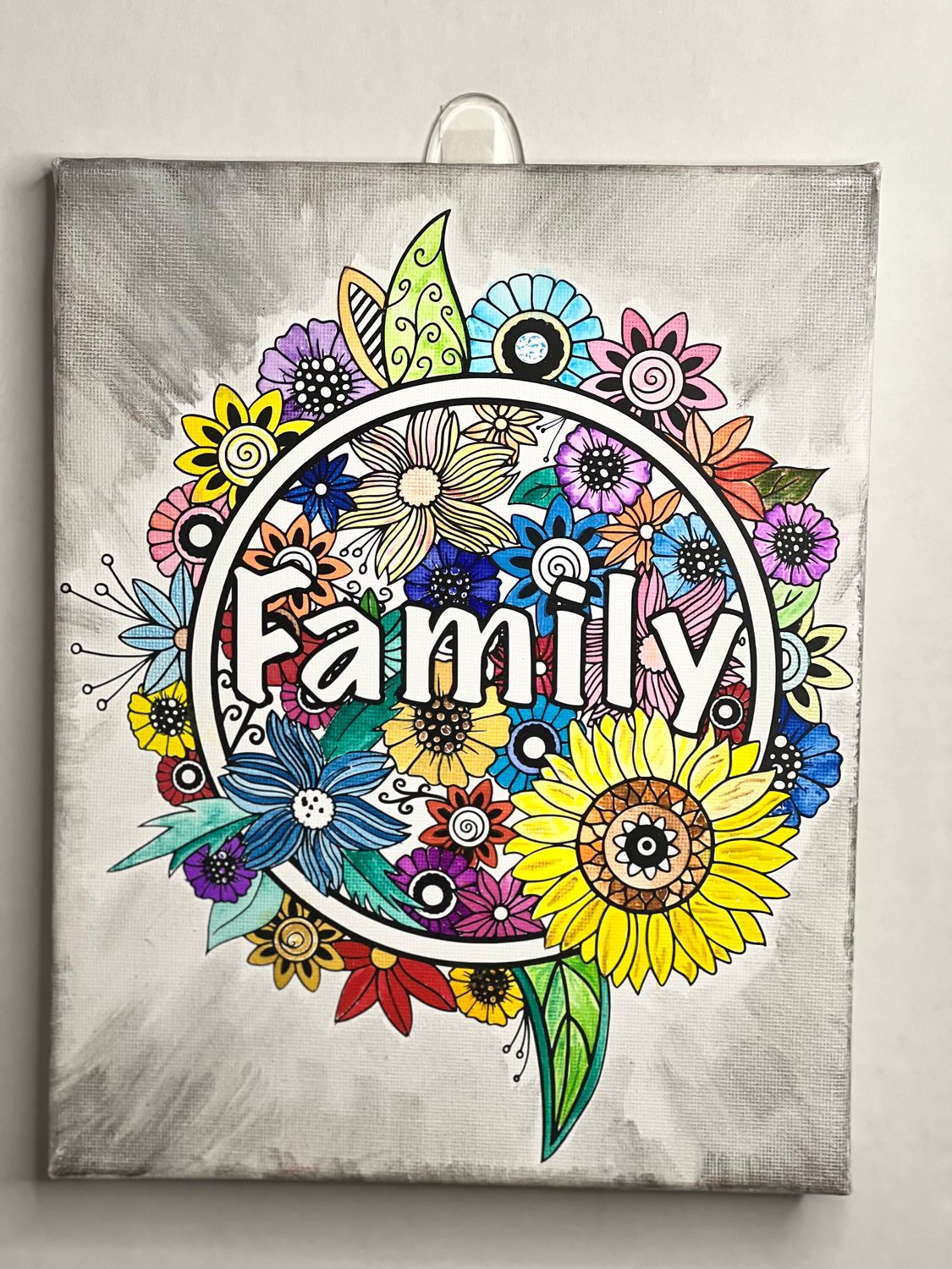 Watercolor "Family" Canvas