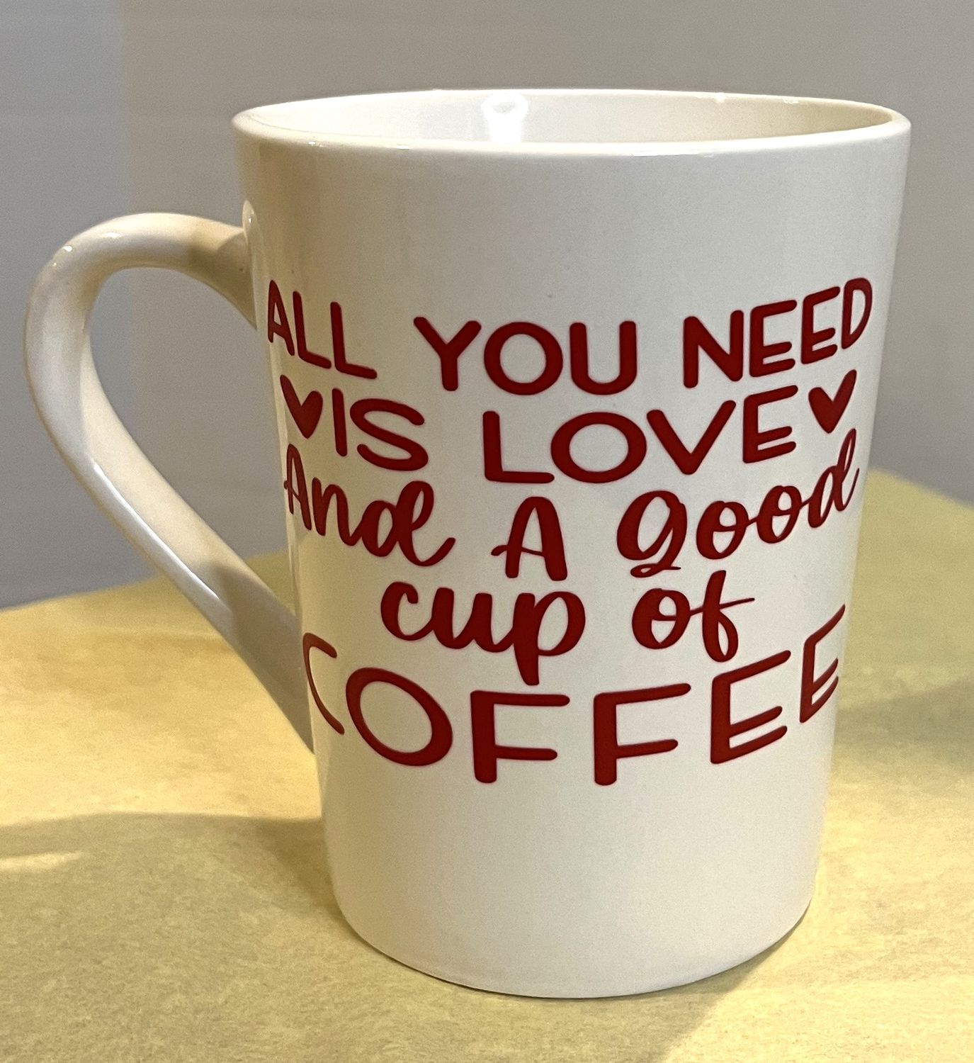 All you need is a good cup of coffee