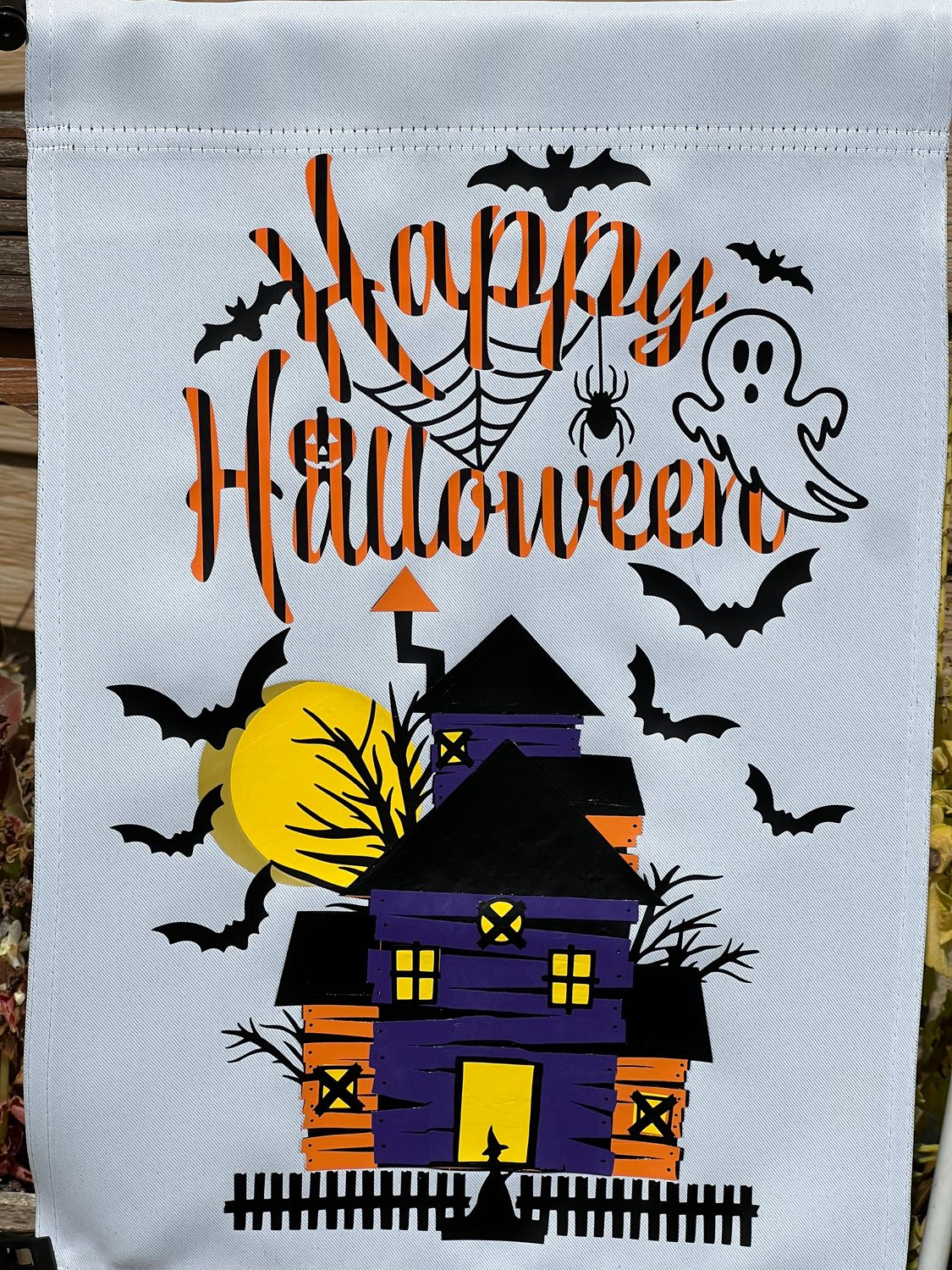Happy Halloween Garden Flag