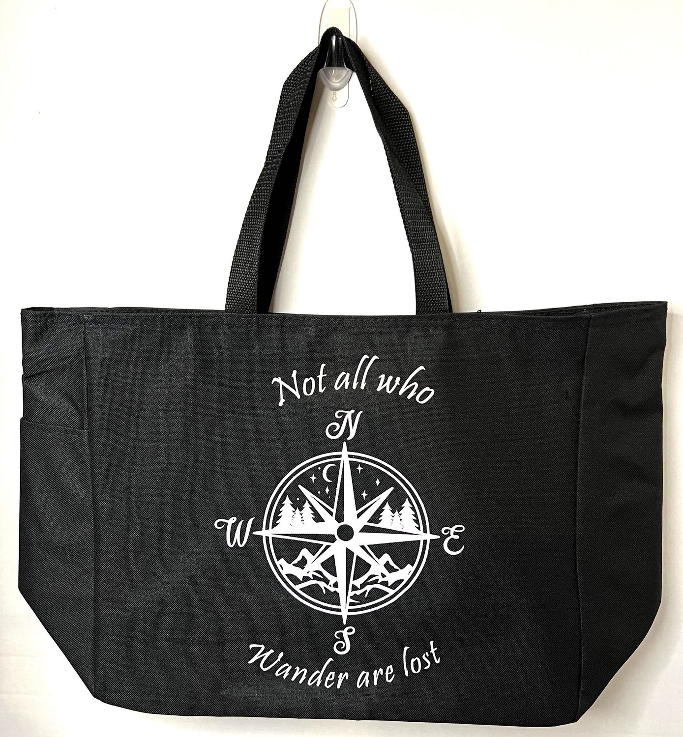 Not all who wonder are lost Tote bag