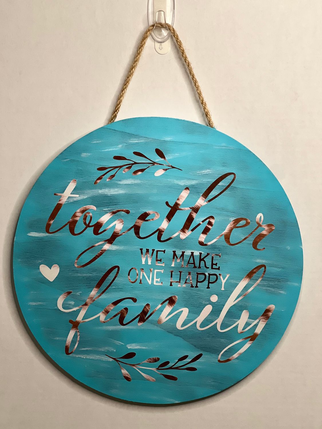 10 inch Wooden Family sign