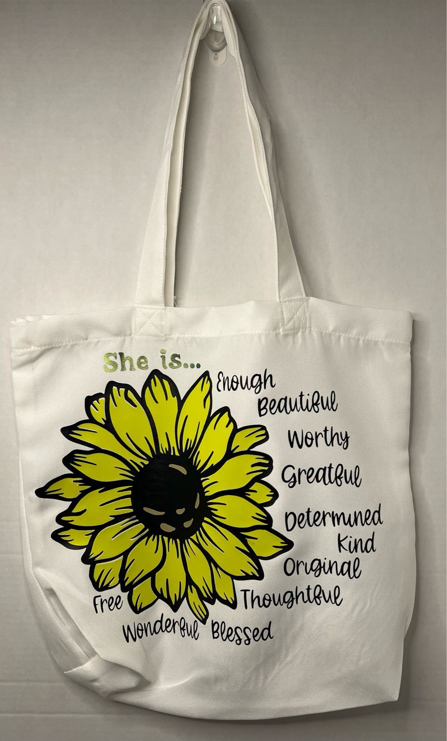 White Tote Bag