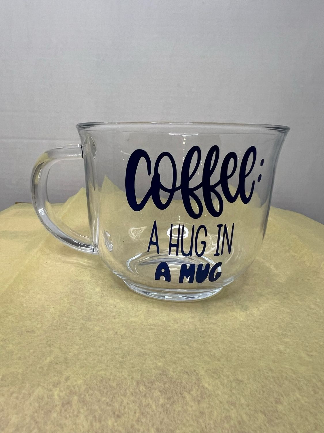 Clear Coffee Mug