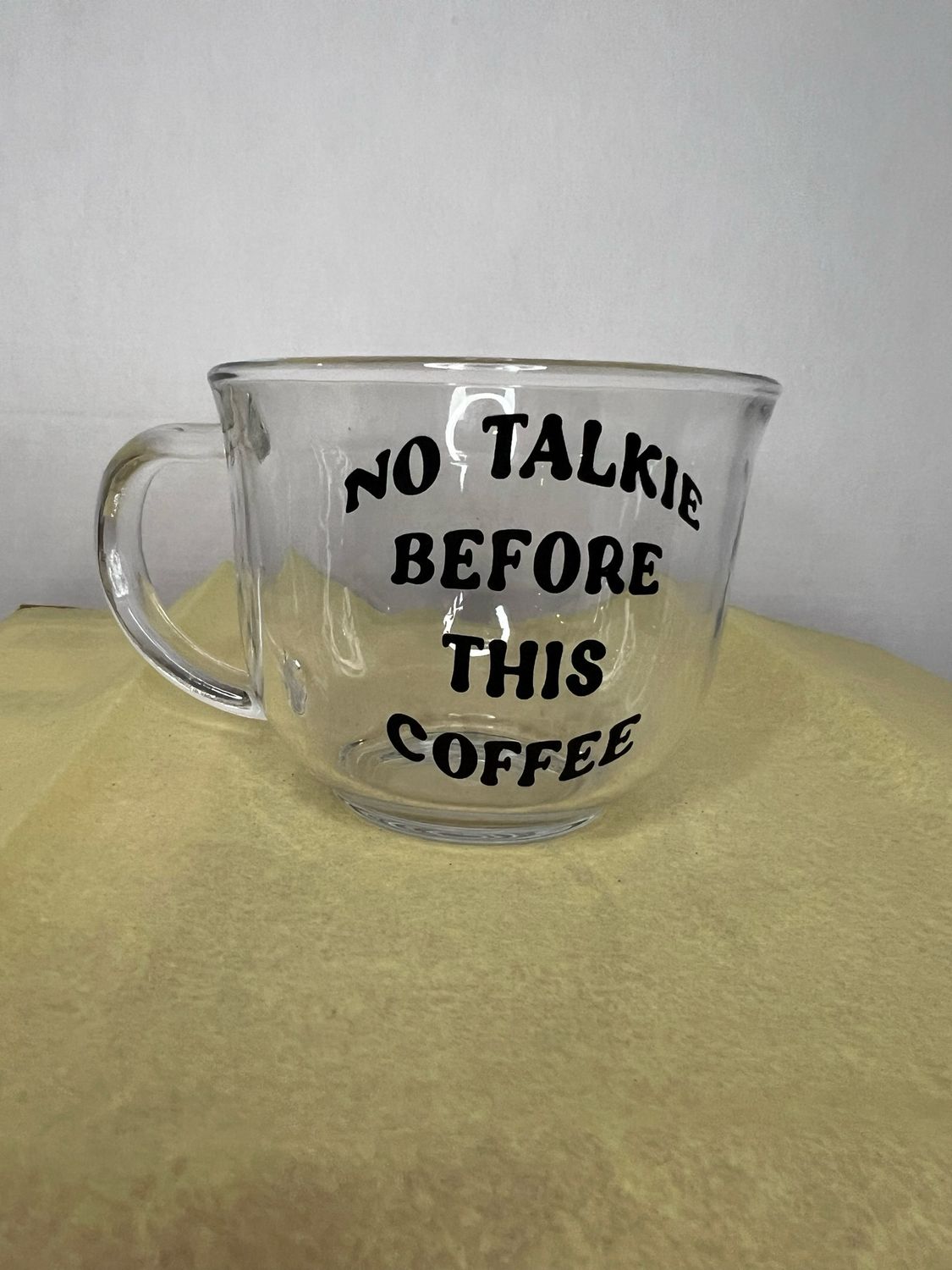 Clear Coffee Mug