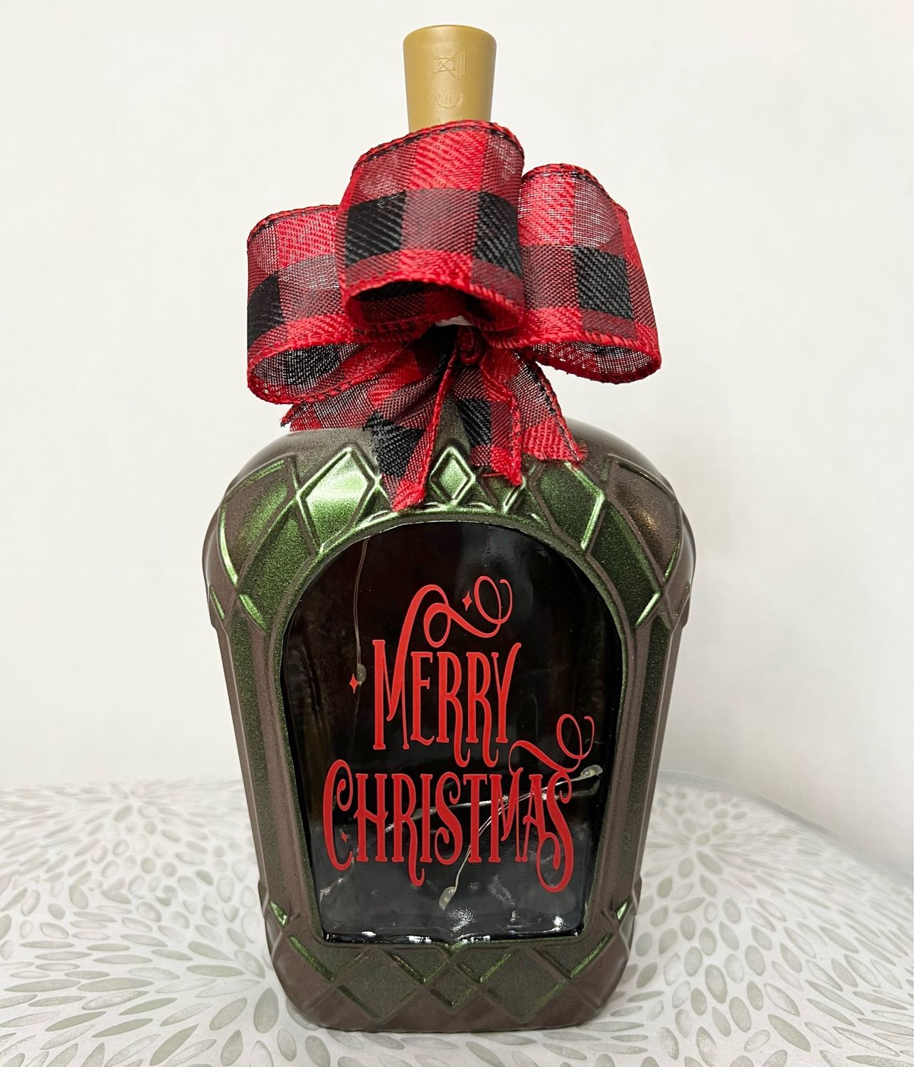 Merry Christmas Liquor Light