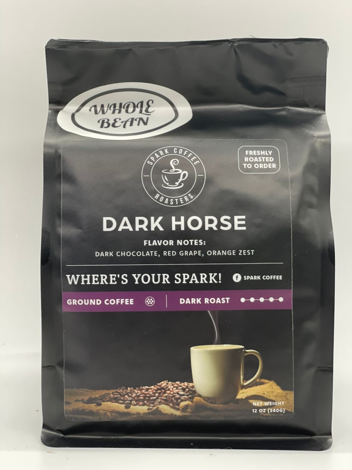 Spark Dark Horse Whole Bean Coffee