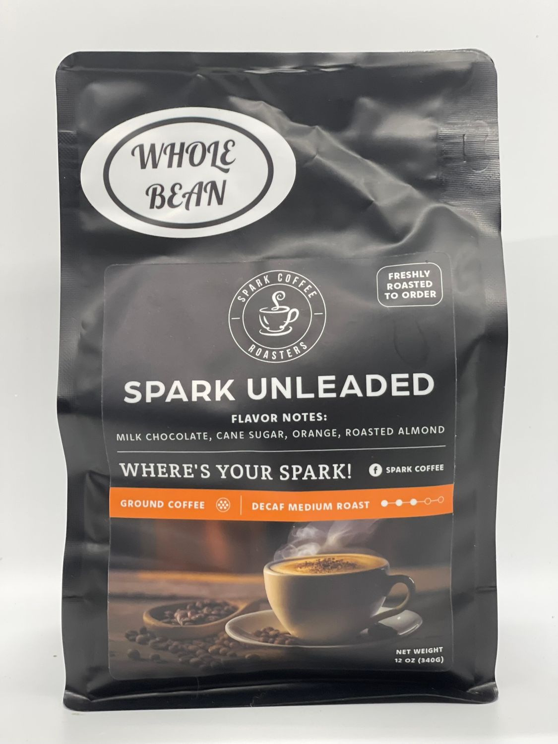 Spark Unleaded Whole Bean Coffee
