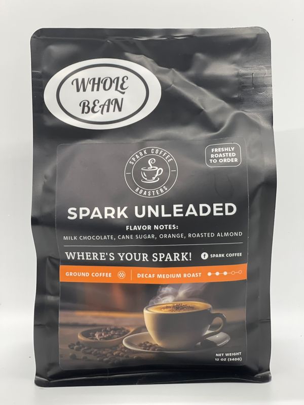 Spark Unleaded Whole Bean Coffee