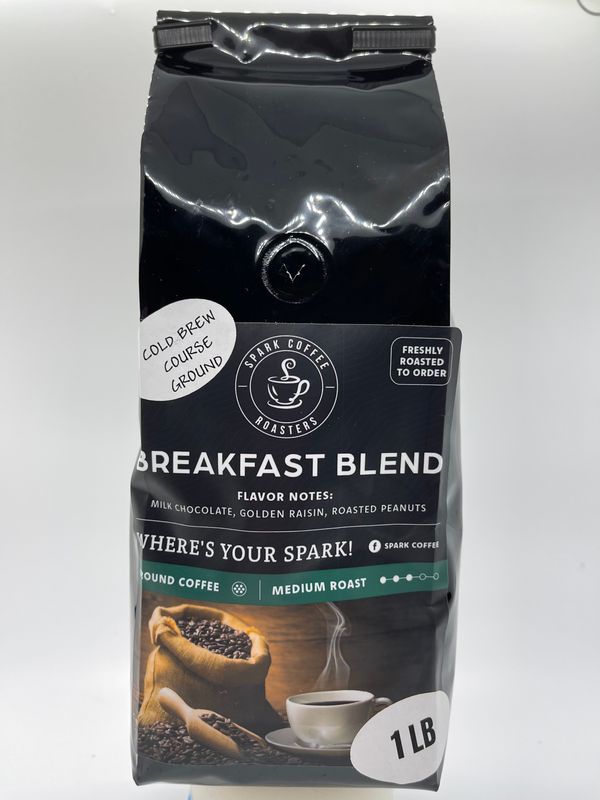 Spark Breakfast Blend for Cold Brew 1 Lb