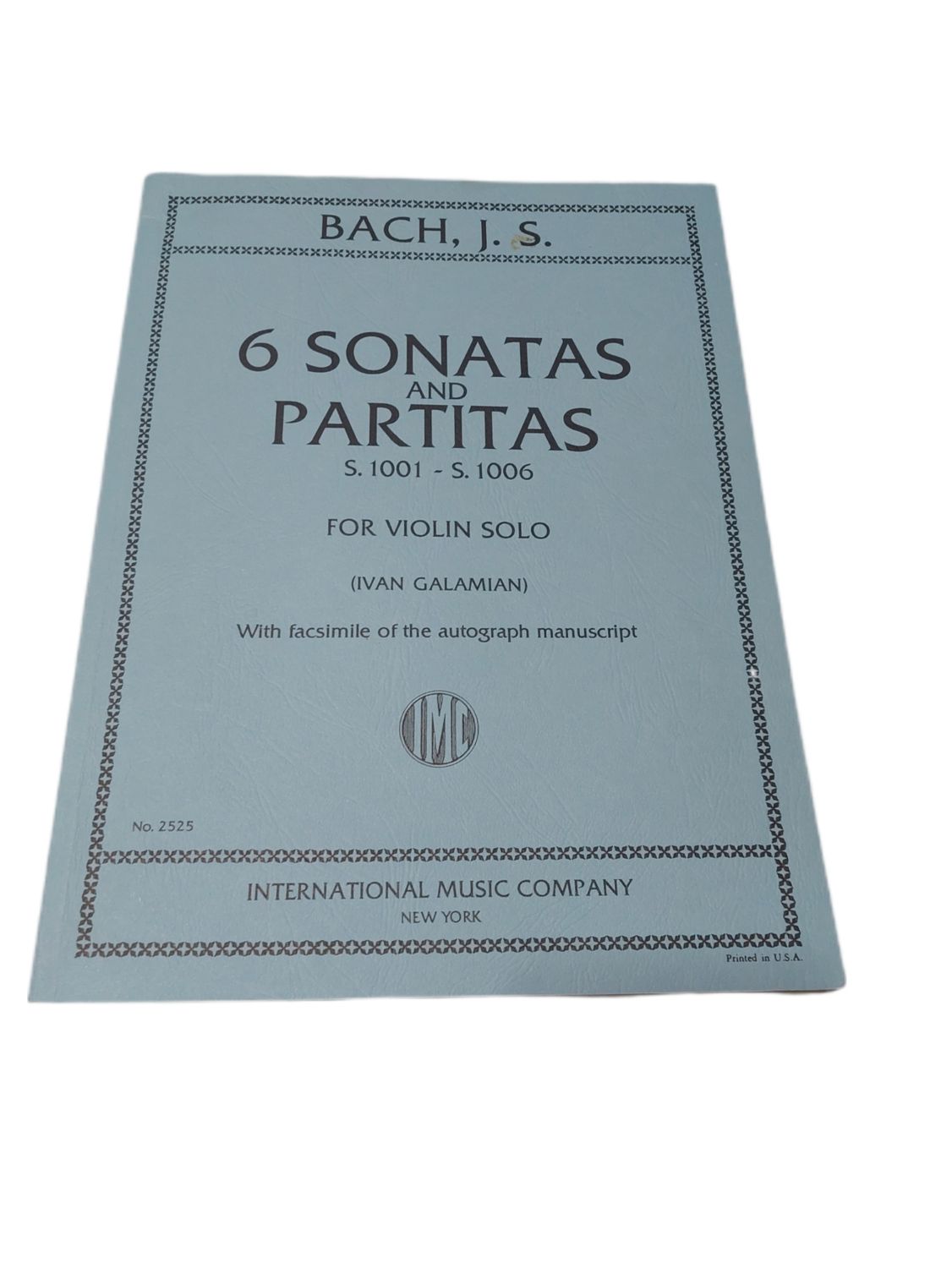 Violin Solo Sonatas and Partitas Bach,J.S. S.1001 - S. 1006