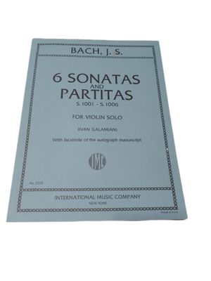 Violin Solo Sonatas and Partitas Bach,J.S. S.1001 - S. 1006