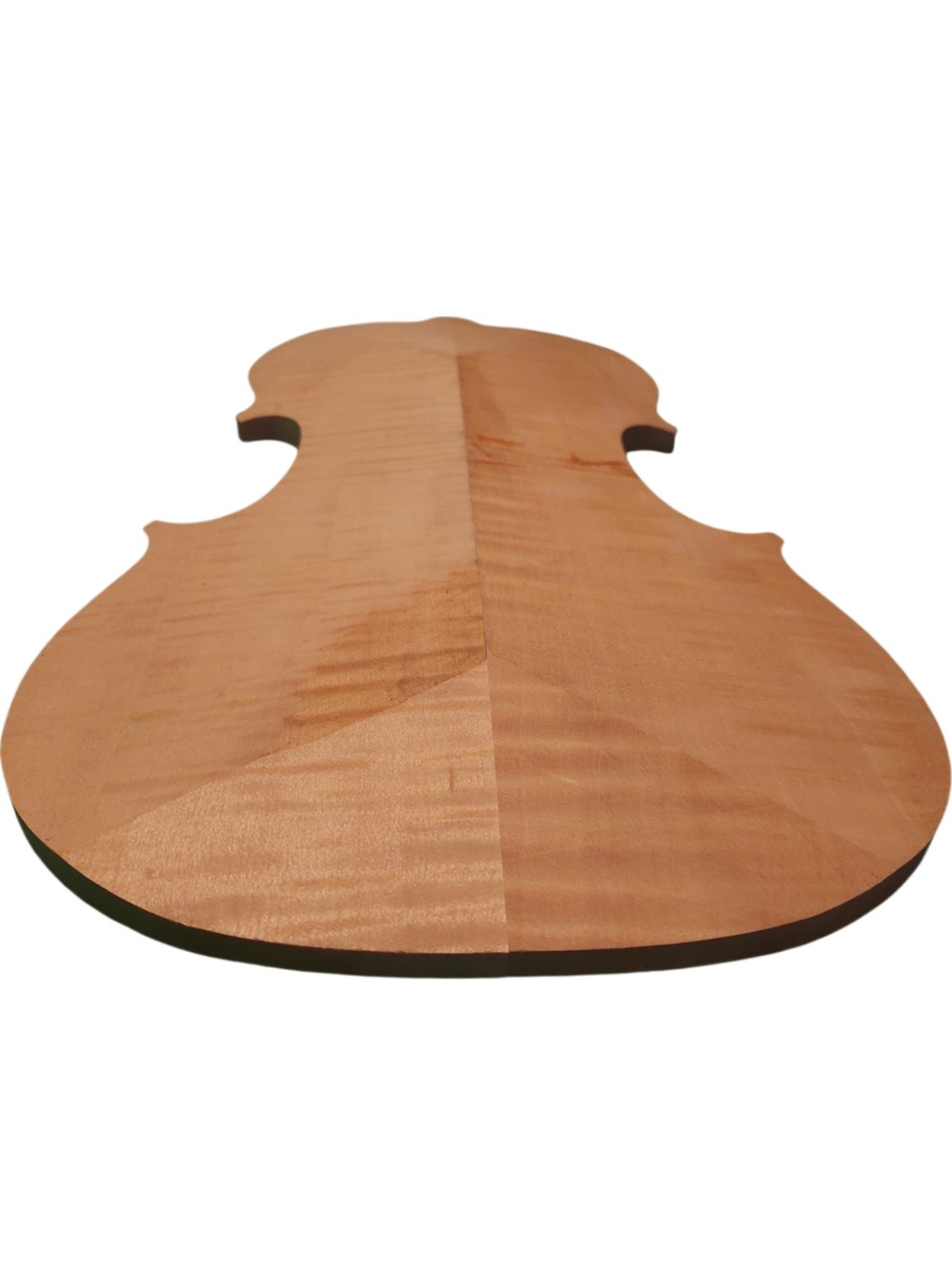 2 Flamed - Bookmatched Curly Maple Stradivari-Style Violin Back 1700-1720 Style