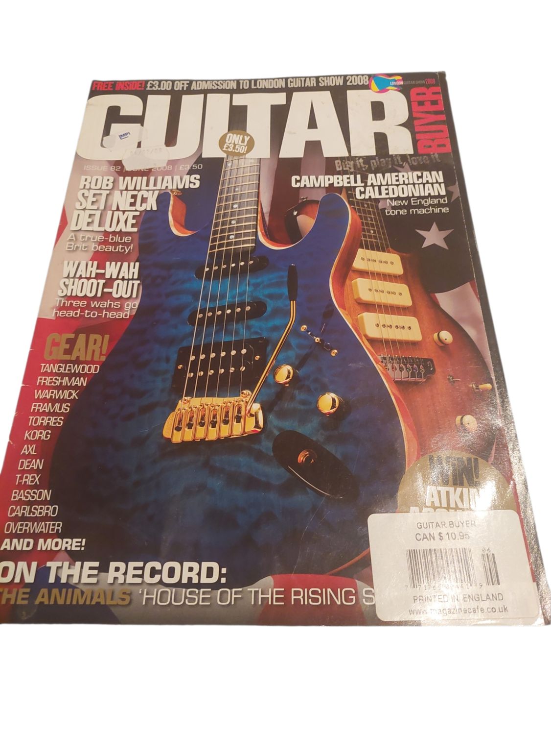 Guitar Buyer Magazine June 2008 Printed in London