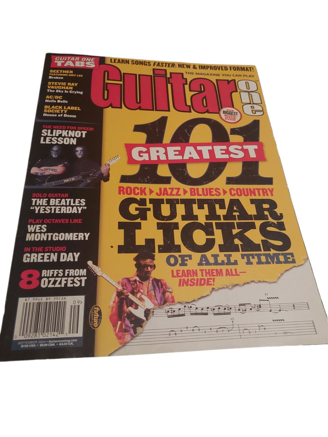 Guitar One September 2004 Magazine