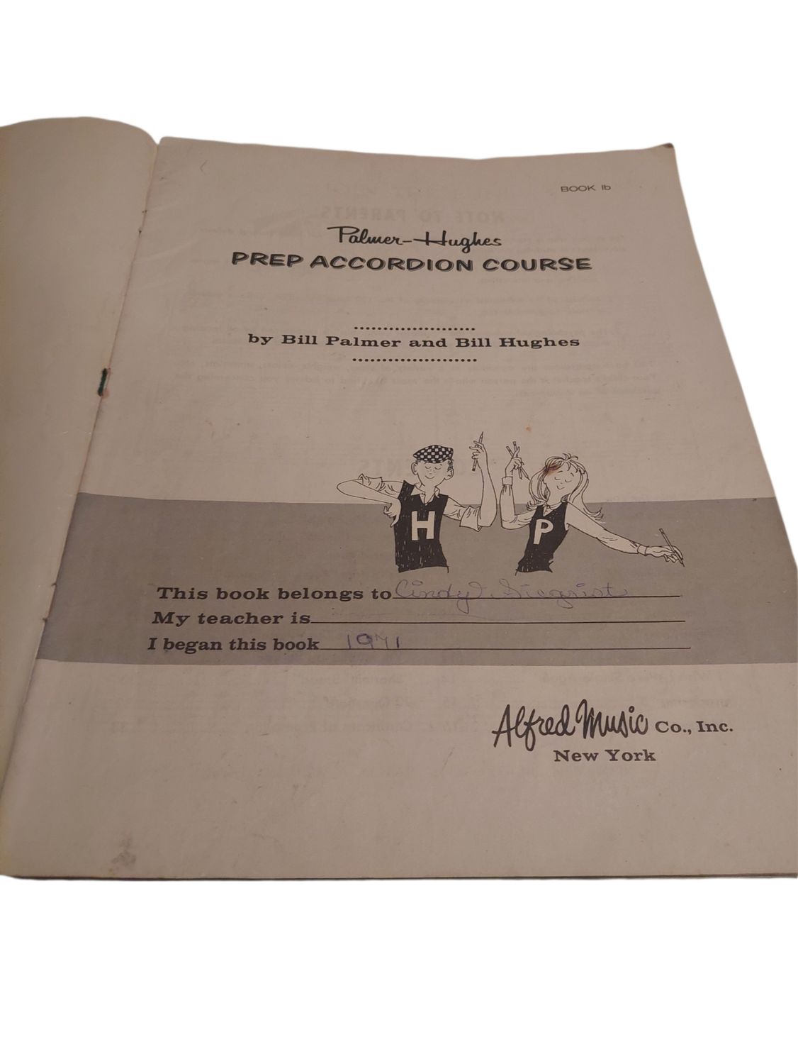 Palmer- Hughes Prep Accordion Course 1b preowned