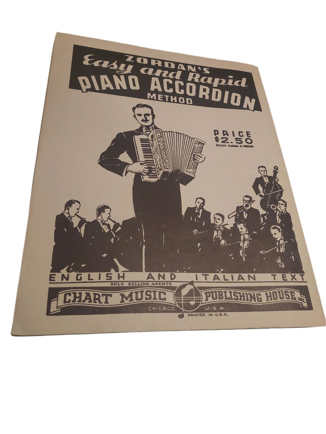 Zordan"s piano accordion junior method 12 - 24 - 48 Bass