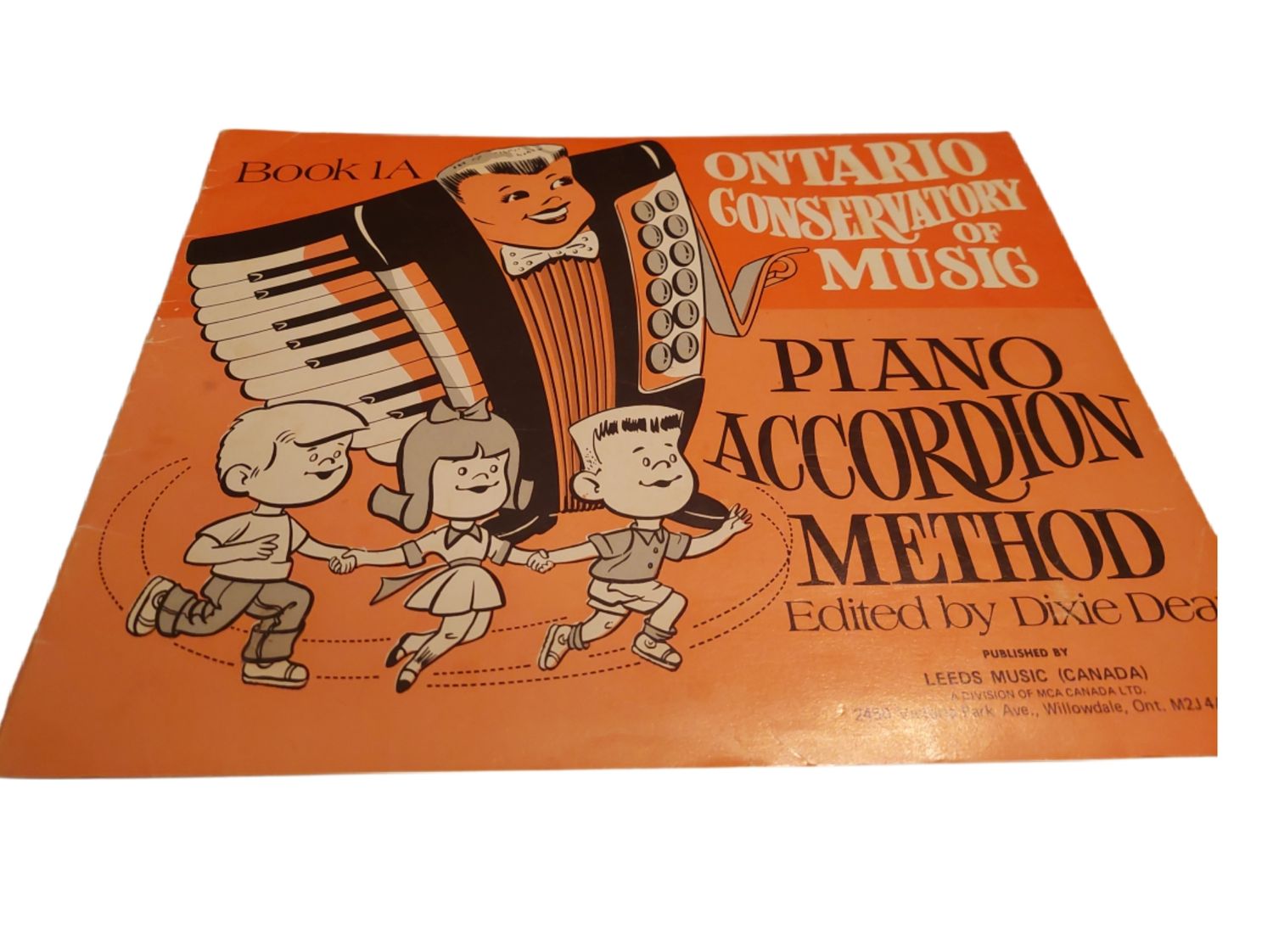 1972 Ontario Conservatory of Music Piano Accordion Method Rare