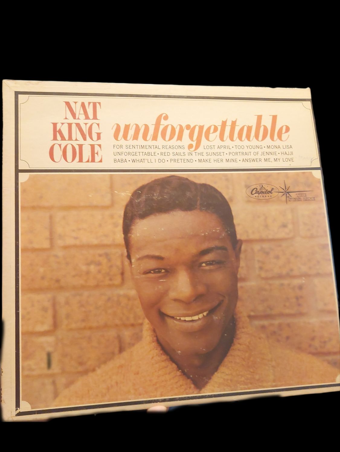 Nat King Cole " Unforgettable' Capitol " Star Line"