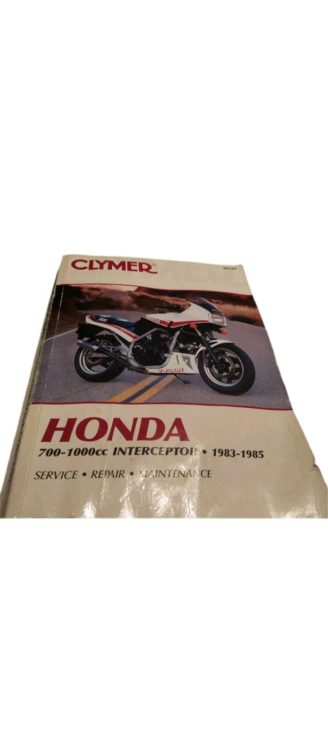 Clymer Honda Interceptor 700-1000 1983 - 1985 service repair manual
