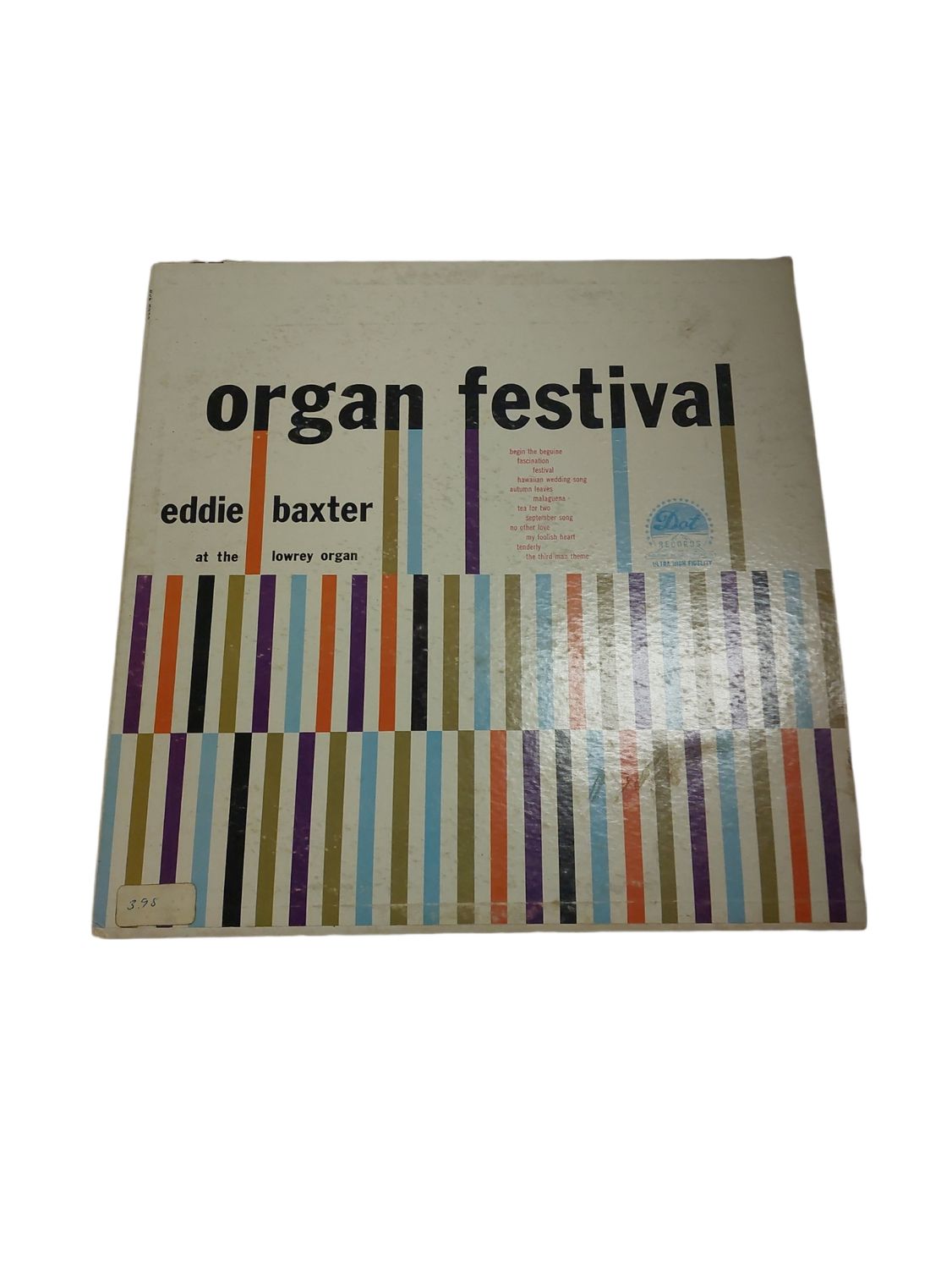 Eddie Baxter - Organ Festival ( Vintage Vinyl LP ) Lowrey Organ