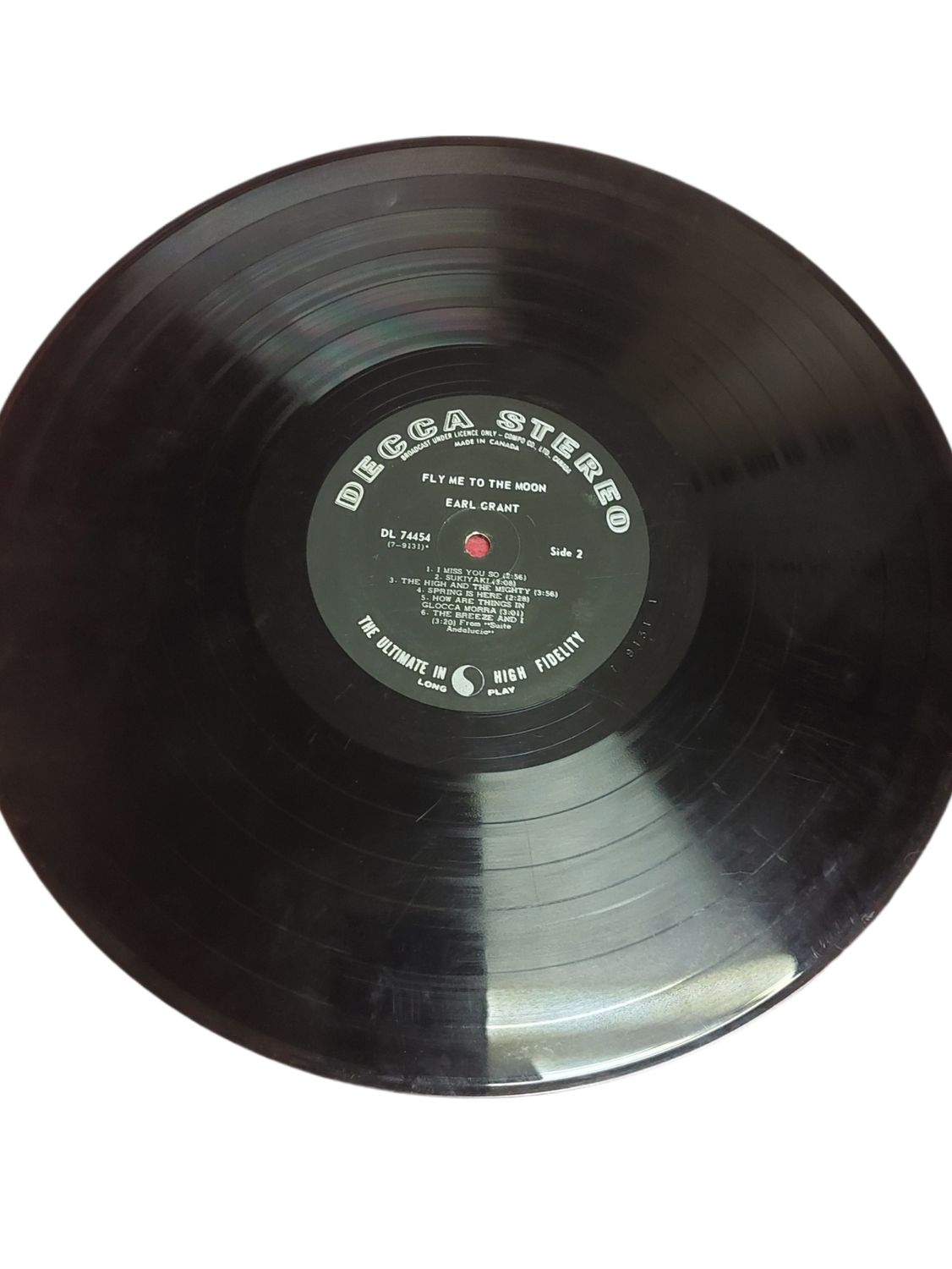 1960 – Earl Grant – Fly Me to the Moon and Other Instrumental Favorites – Original Canadian Pressing LP