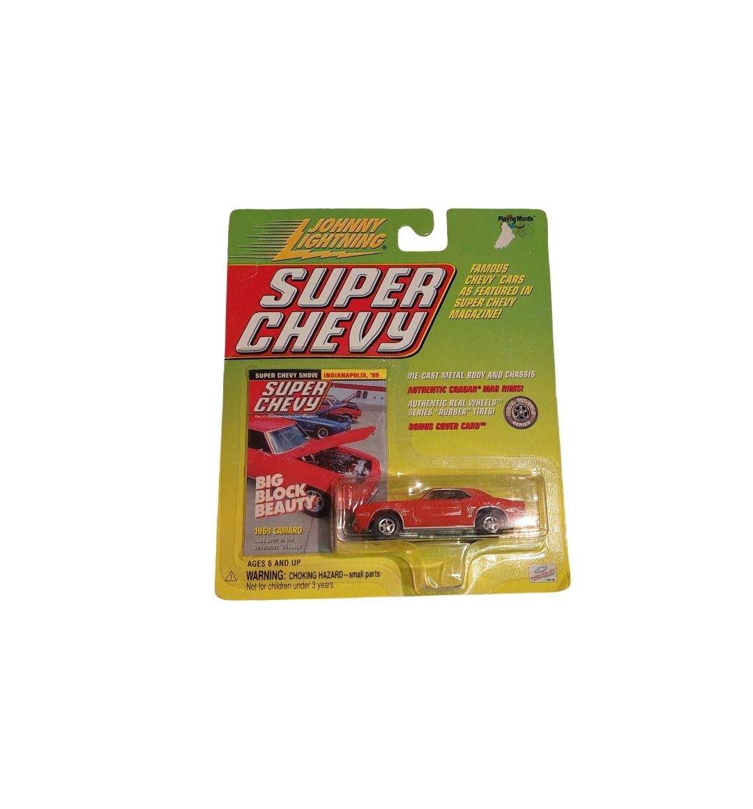 Johnny Lightning Super Chevy Big Block Beauty 1969 Camaro Orange Die-Cast 1:64