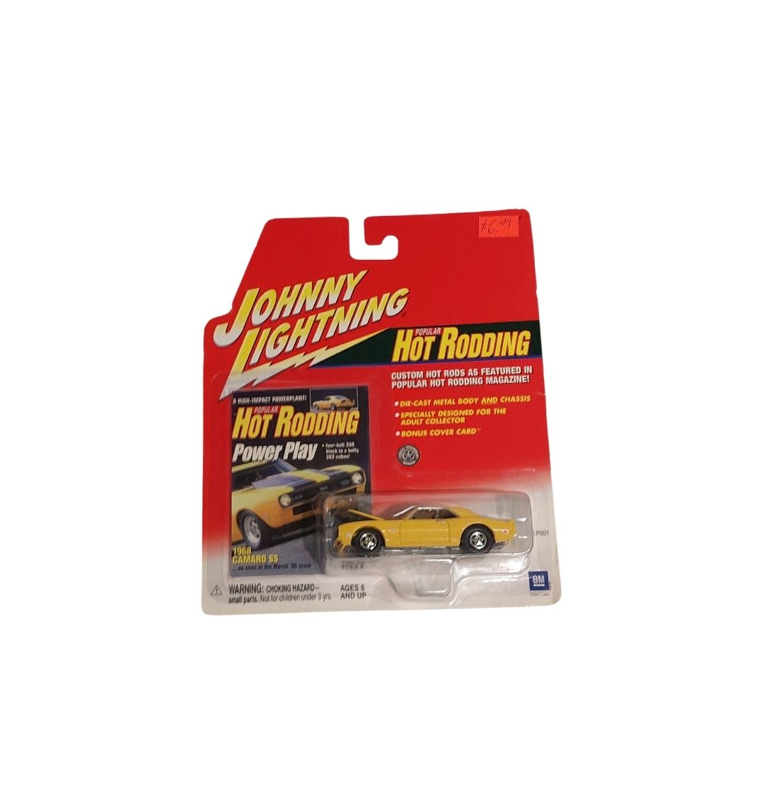 ​Johnny Lightning Popular Hot Rodding 1968 Camaro SS New in Blister Pack Die‑Cast Car 1:64