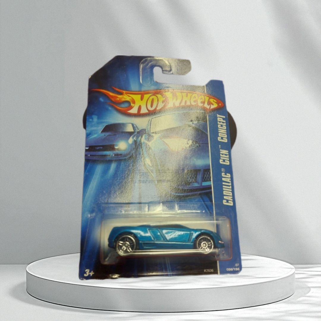 2007 Hot Wheels #086/156 Cadillac Cien Concept – Sealed on Card