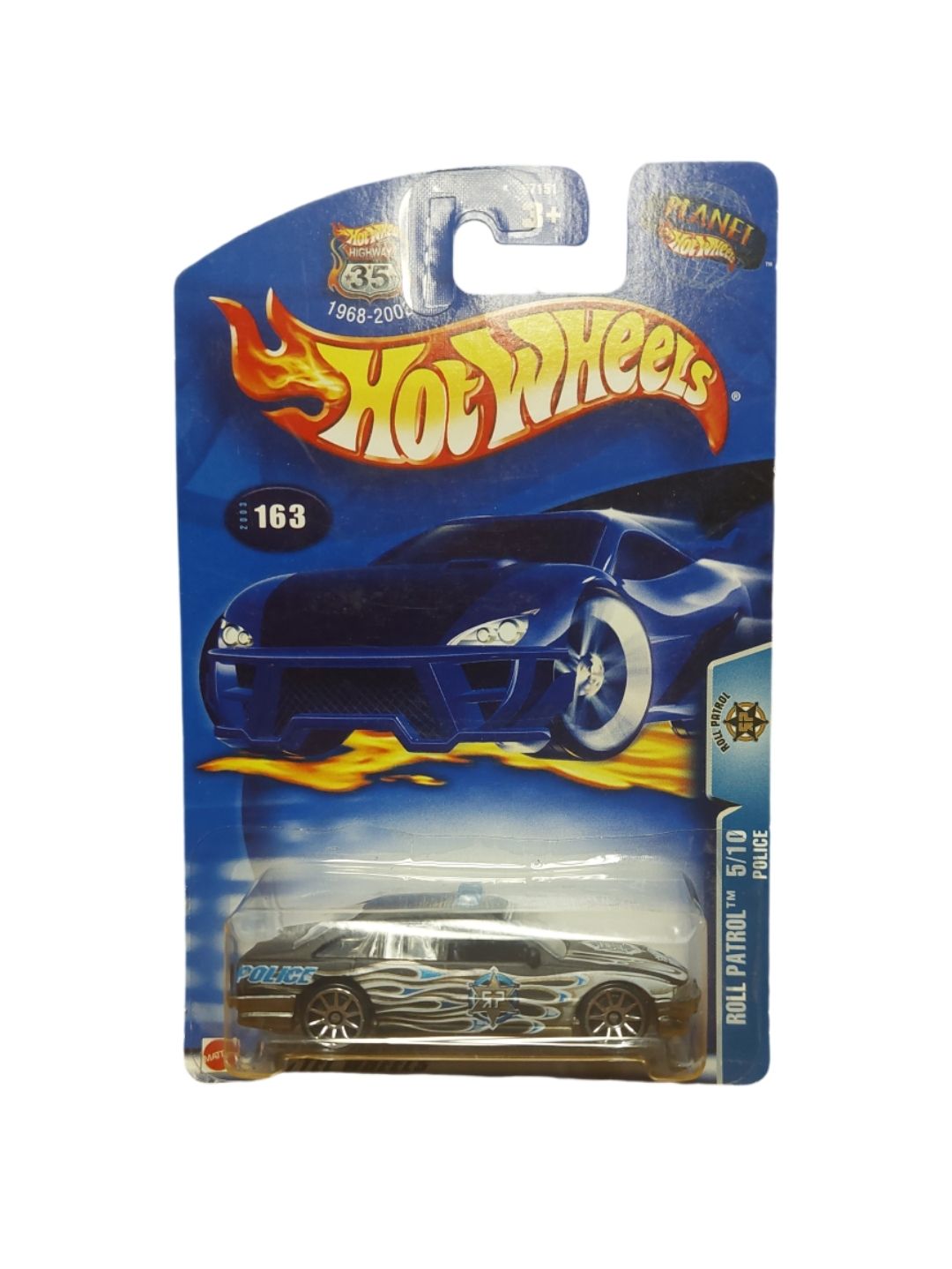 Hot Wheels Roll Patrol – Police – 2003 Series 5/10 No. 163 – New on Card