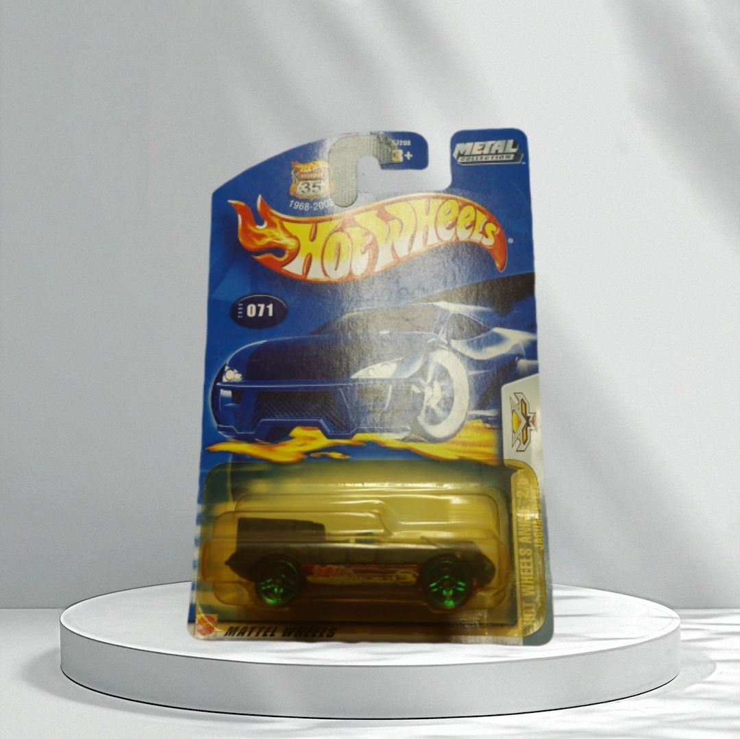 Hot Wheels Jaguar D-Type – 2003 Anime Series 2/5 – New (Blister Crack)