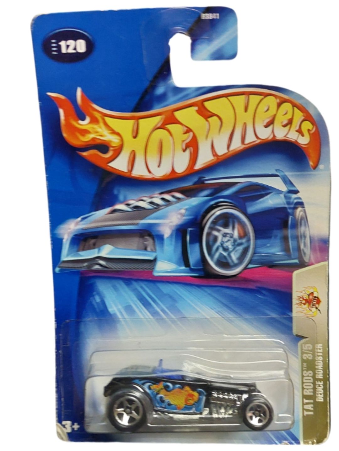 2004 Hot Wheels Deuce Roadster – Tat Rods Series #3/5 – Collector #120 – New on Card