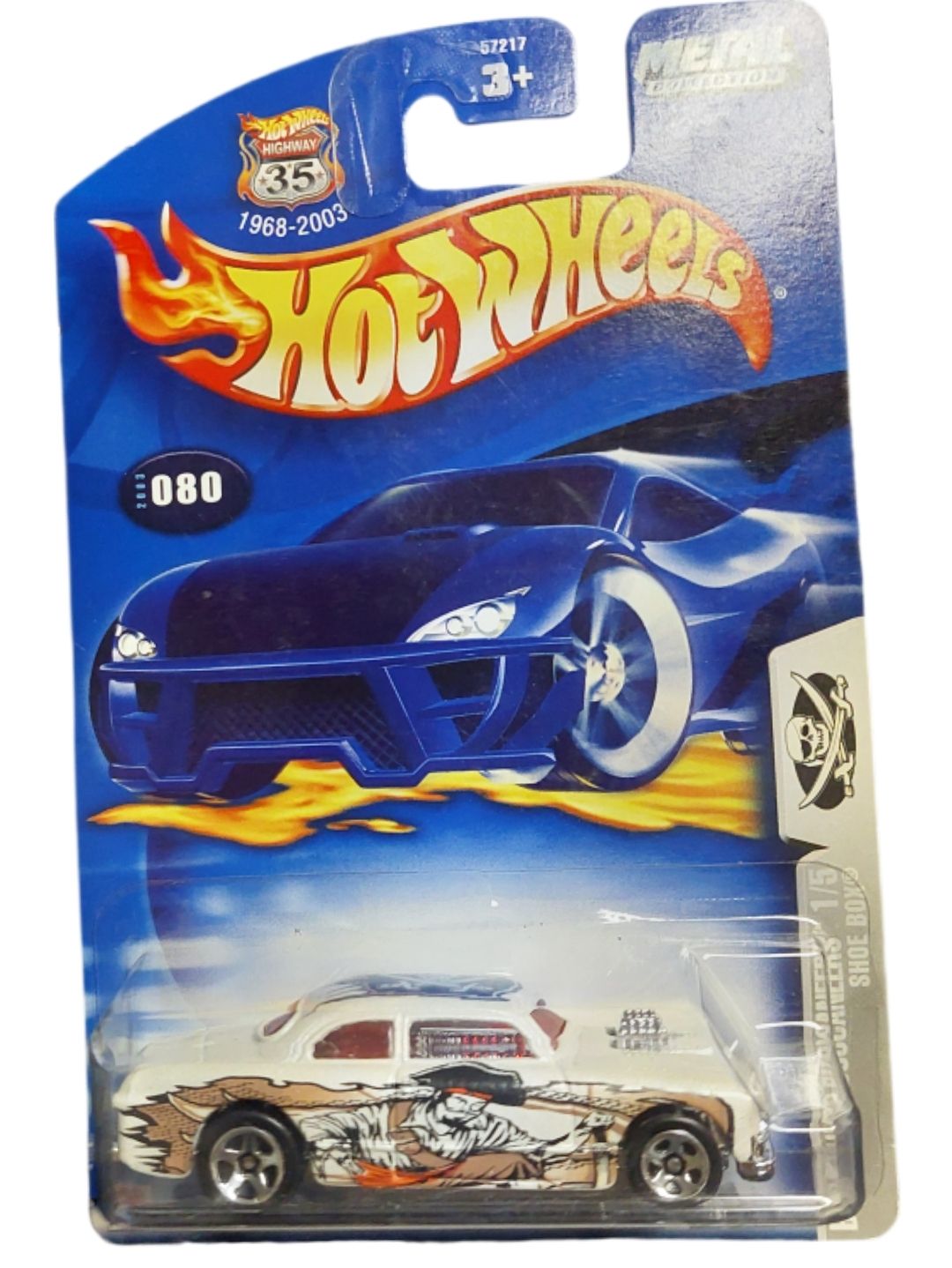 2003 Hot Wheels Shoe Box – Boulevard Buccaneers #1/5 – Collector #080 – New on Card