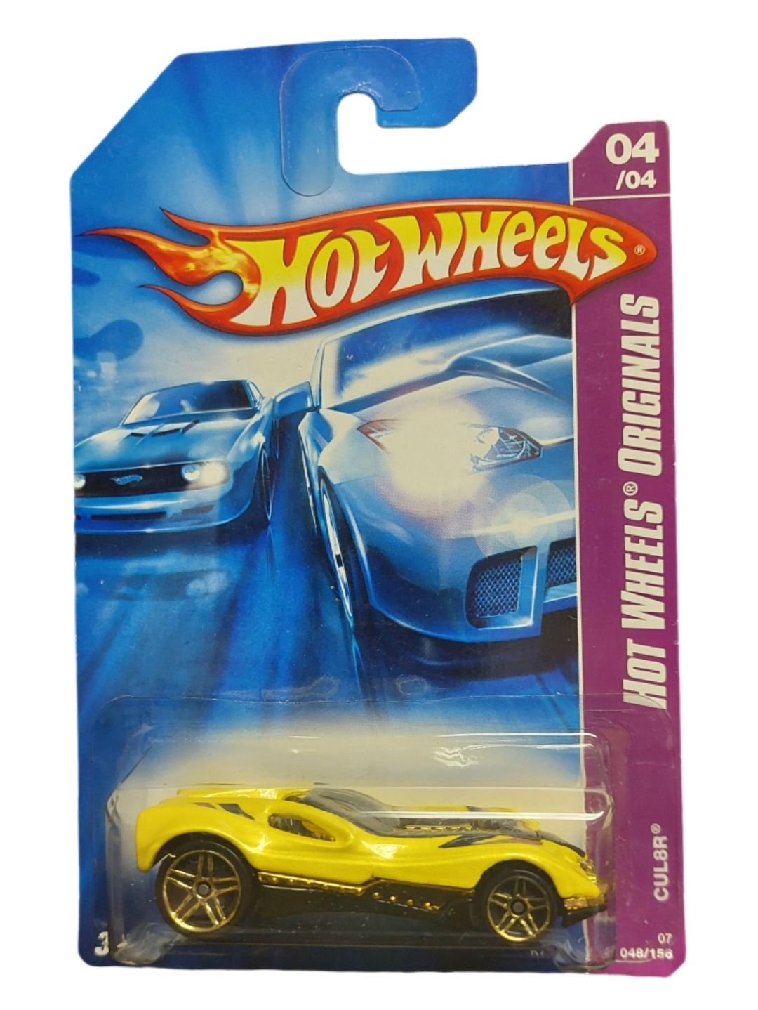 2007 Hot Wheels CUL8R – Hot Wheels Originals #04/04 – Collector #048/156 – New on Card