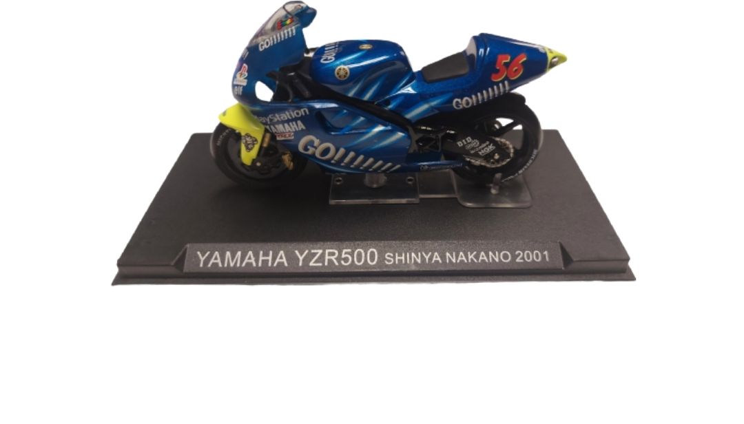 2001 Shinya Nakano Yamaha YZR500 – Die-Cast Motorcycle Model – 1:24 Scale – Preowned