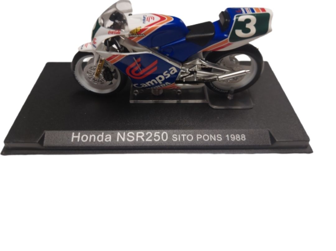 1988 Sito Pons Honda NSR250 – Die-Cast Motorcycle Model – 1:24 Scale – Preowned