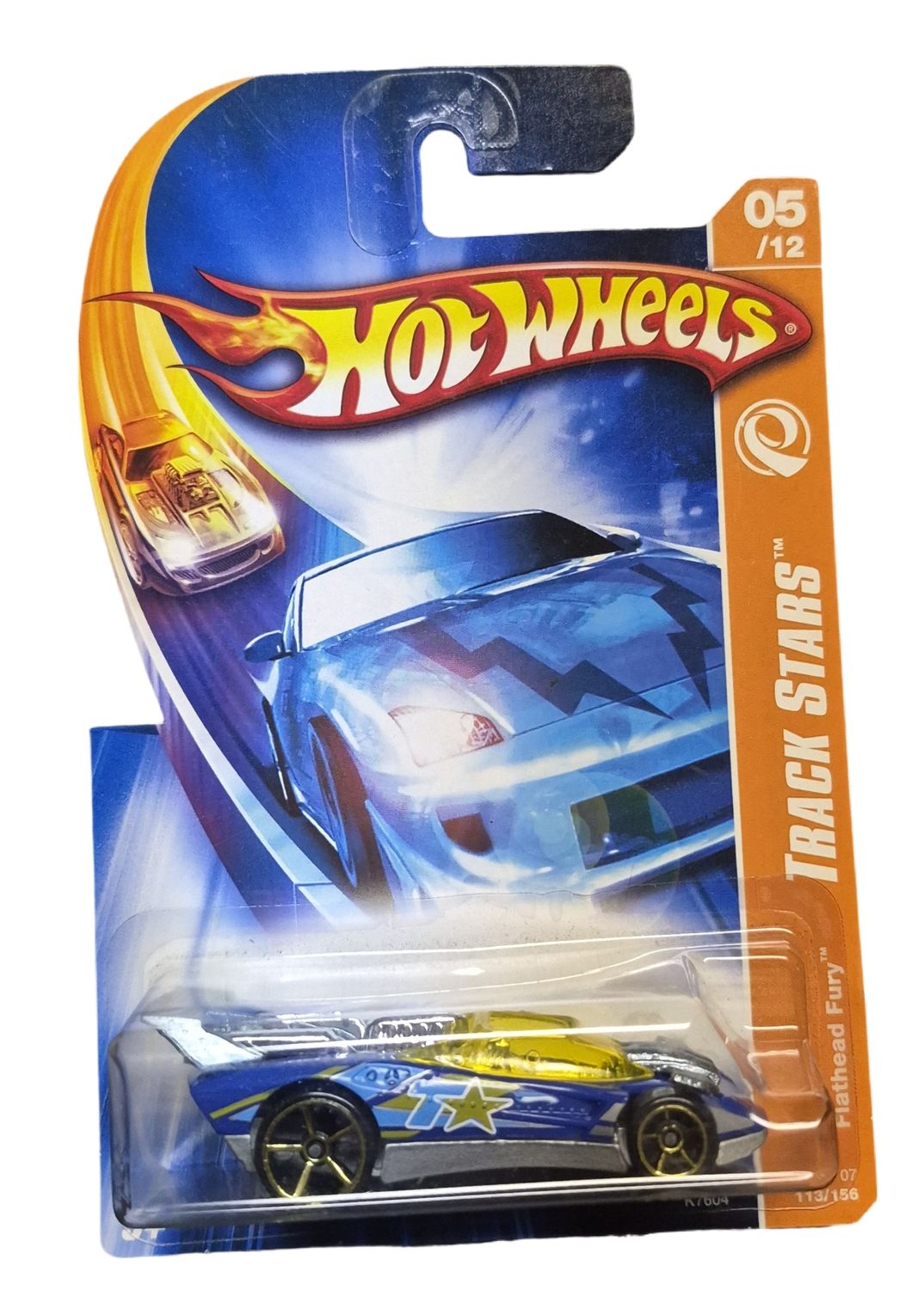 2007 Hot Wheels Flathead Fury – Track Stars #05/12 – New on Card 🇨🇦