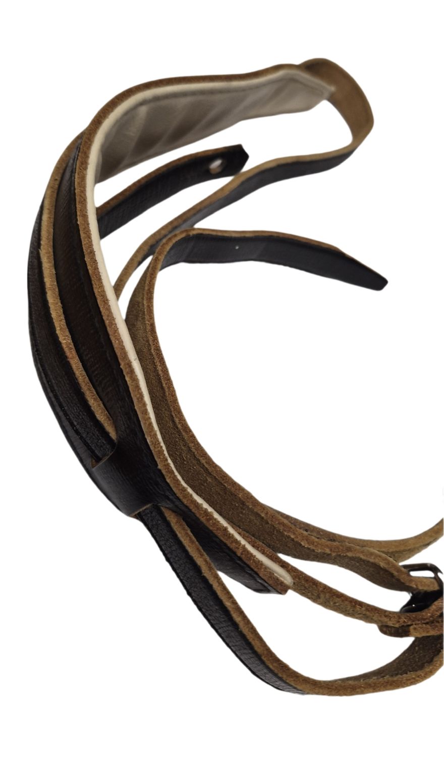 Accordion Strap – Black Leather – 46 Inches – Pre-Owned 🇨🇦