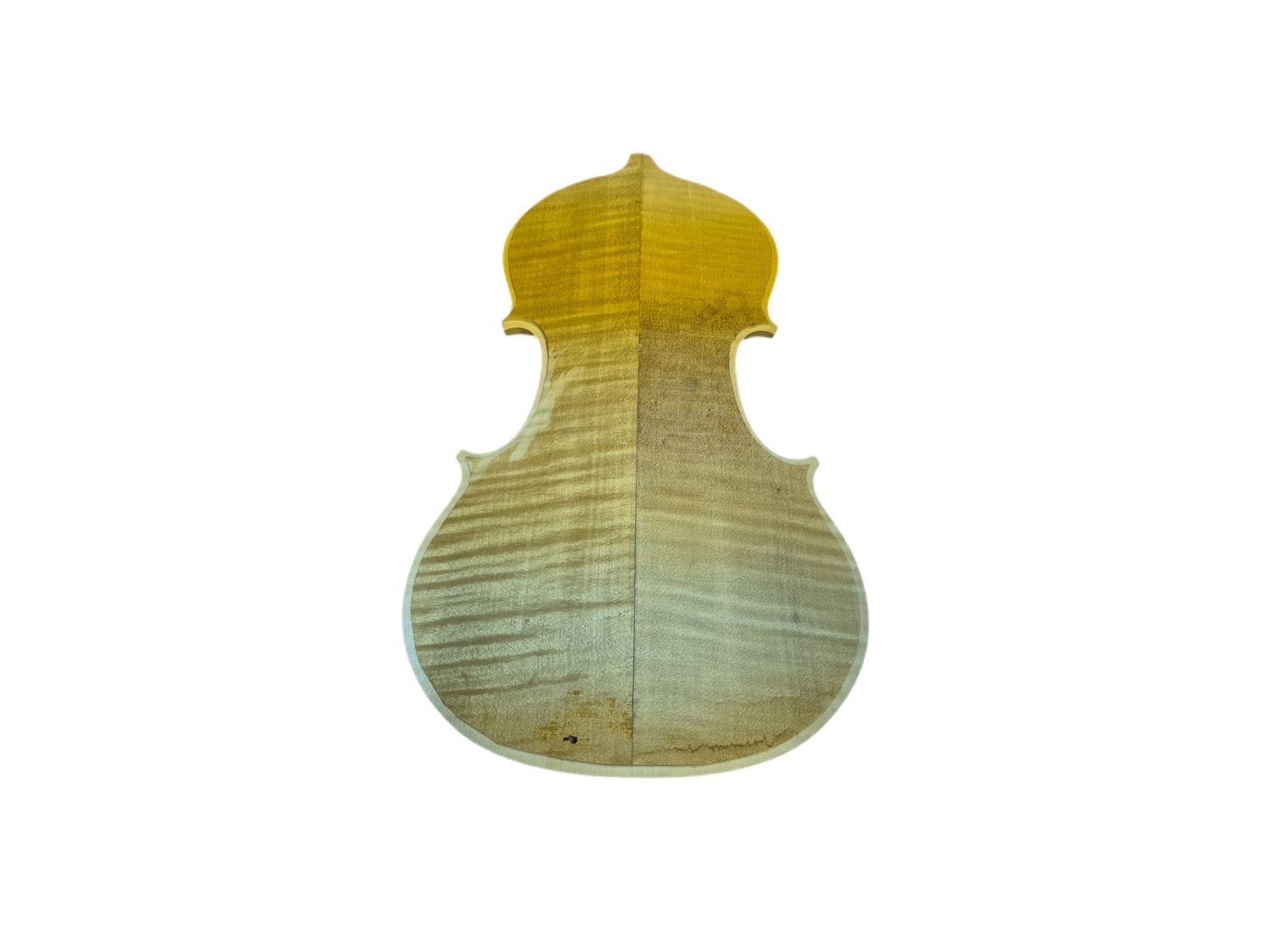 🇨🇦 Joseph Kun Estate Series 4/4 Violin Back Plate — Flamed European Maple (Acer pseudoplatanus)
