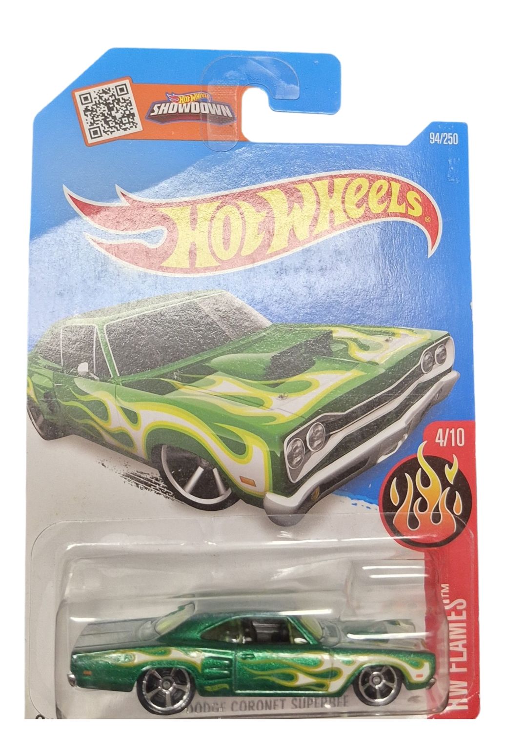 🇨🇦 2016 Hot Wheels ’69 Dodge Coronet Super Bee – HW Flames Series
