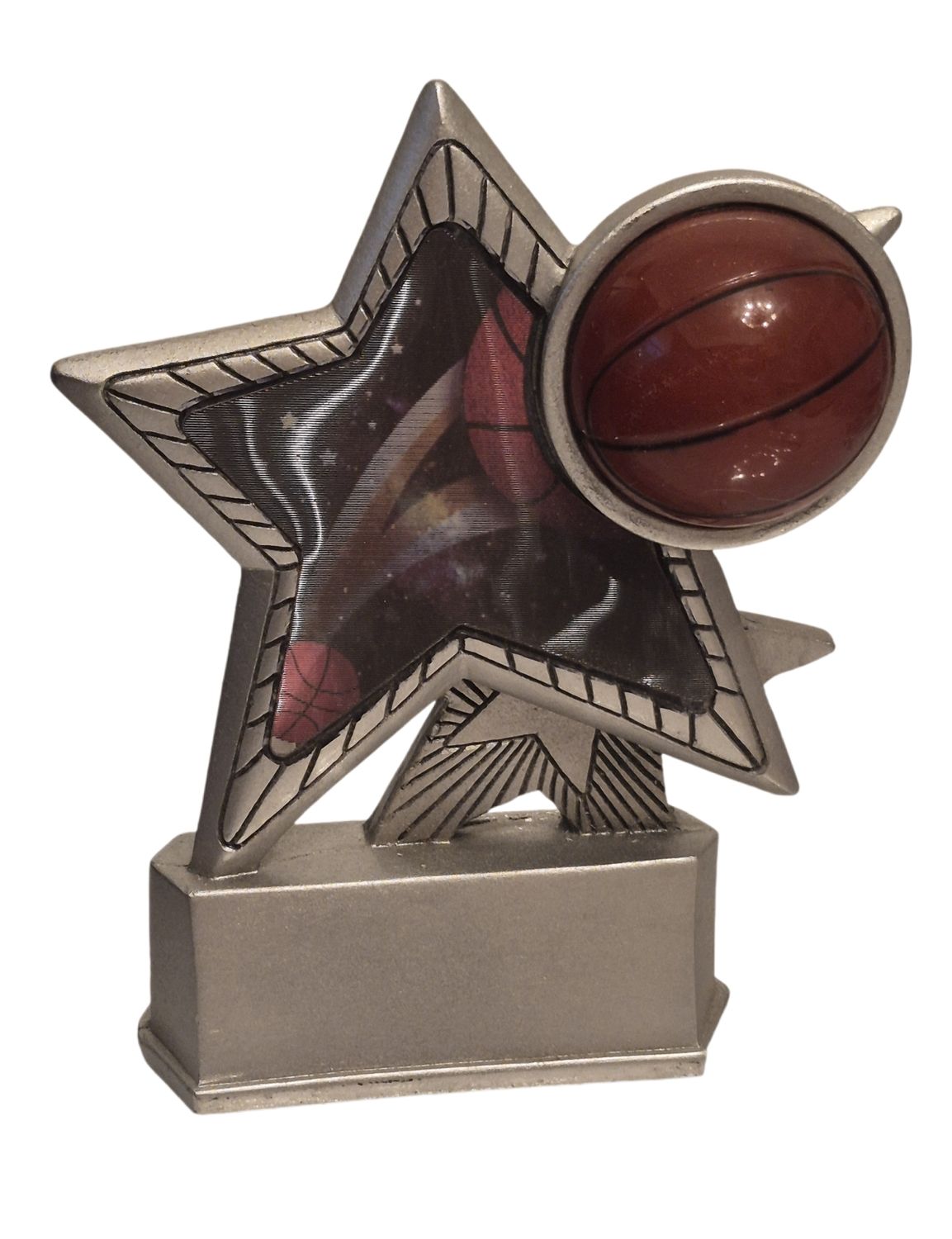 ​Contemporary Kinetic "Flame" Trophy - Heavy Cast Stone/Resin