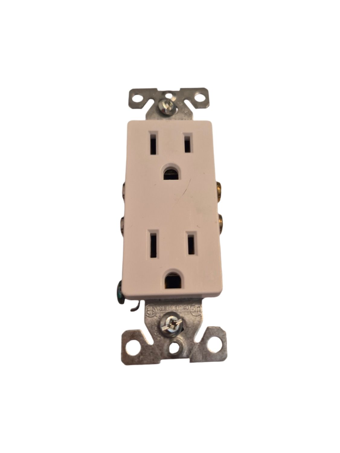 Leviton 1107-W Decora Duplex Outlet – White – New / Never Installed