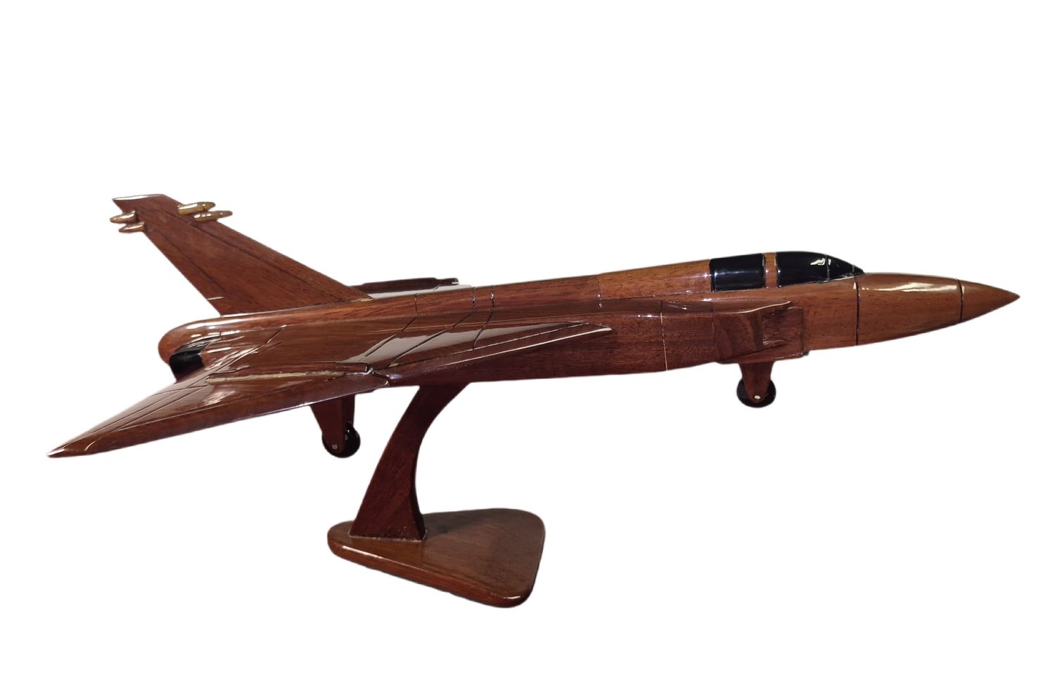 ​Rare Avro Arrow CF-105 Mahogany Desktop Model - 1:48 Scale - Handcrafted