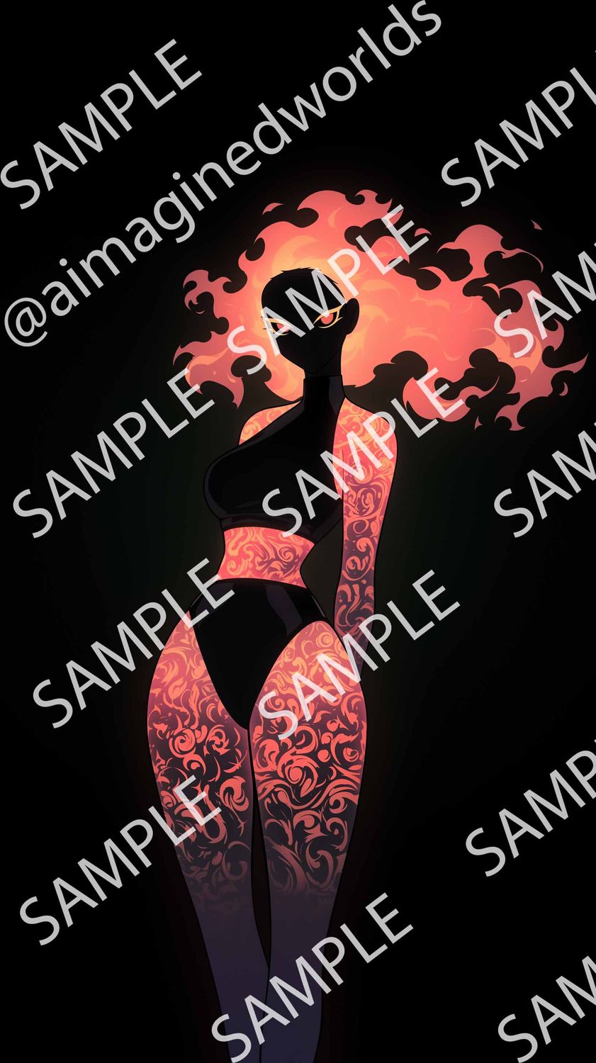 Flame Series - Ember Enchantress (Phone)