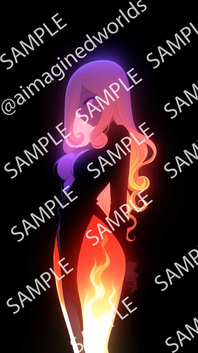 Flame Series - Burning Beauty (Phone)