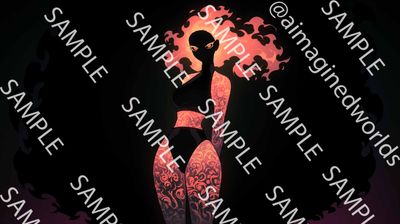 Flame Series - Ember Enchantress (Desktop)