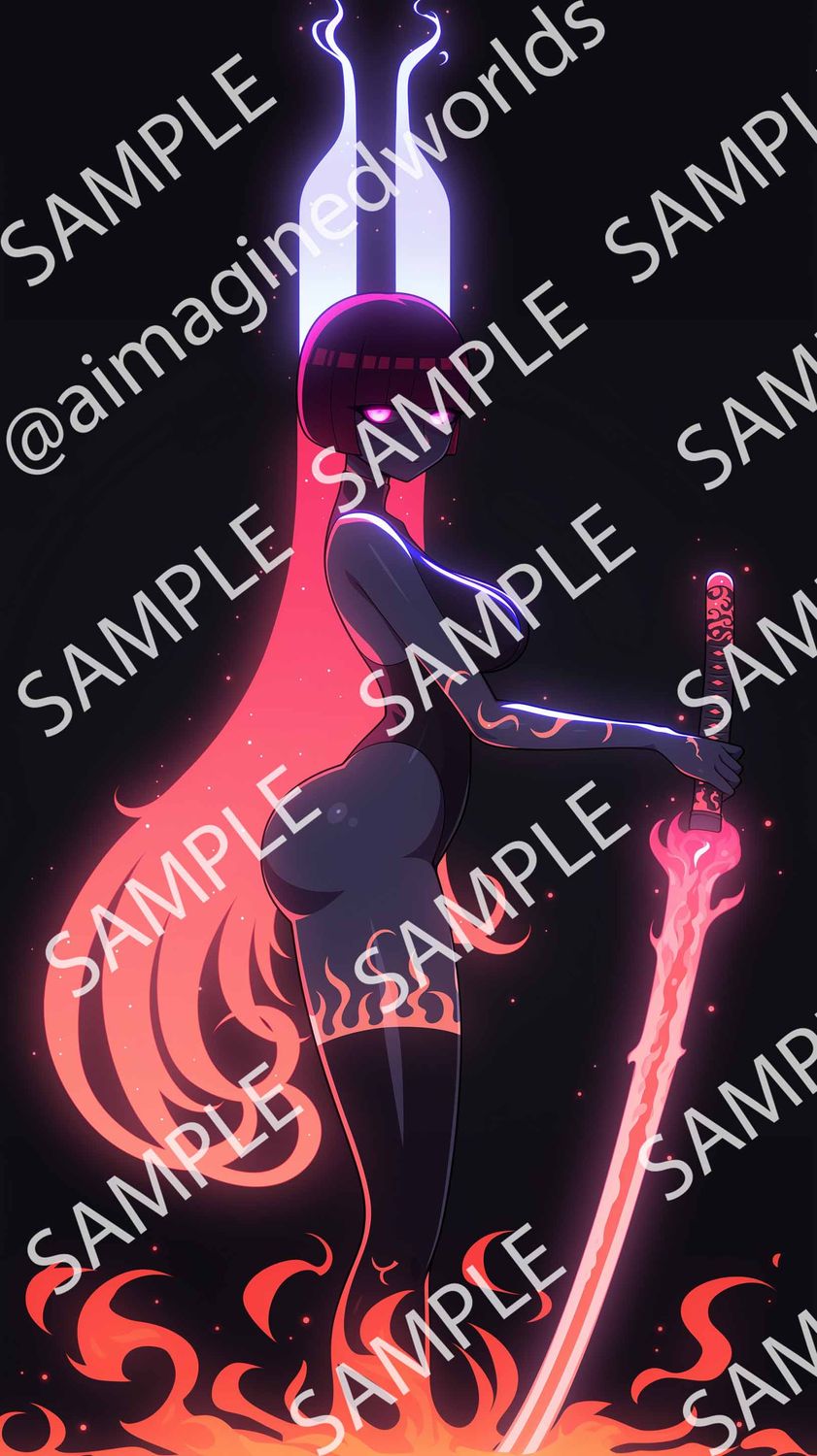 Flame Series - Ashen Blade (Phone)